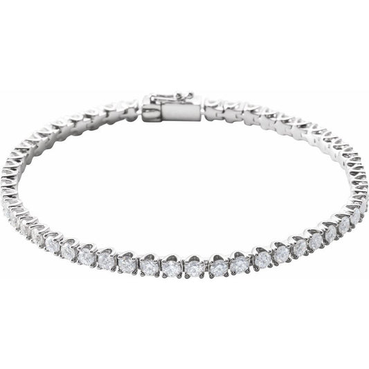 Natural Diamond Tennis Bracelet