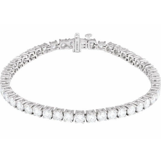 Lab-Grown Diamond Tennis Bracelet